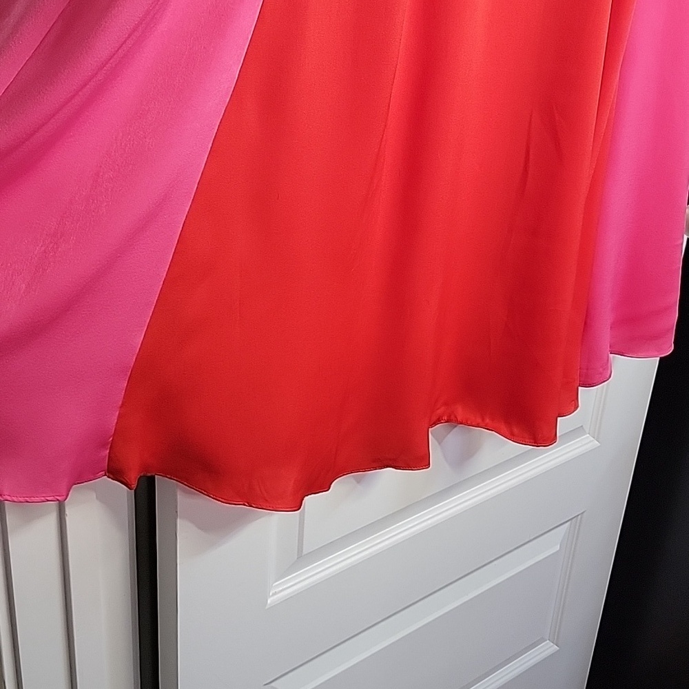 PETAL & PUP VIBRANT PINK & RED HI-LO SKIRT SZ XS - Picture 10 of 10